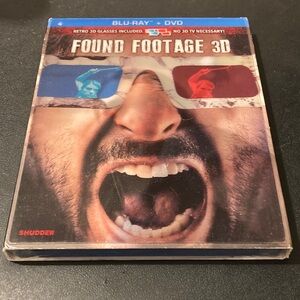 Found footage 3D shudder horror bluray and dvd sealed with slipcover